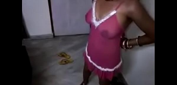  Desi village bhabhi dressing up after a quick fuck